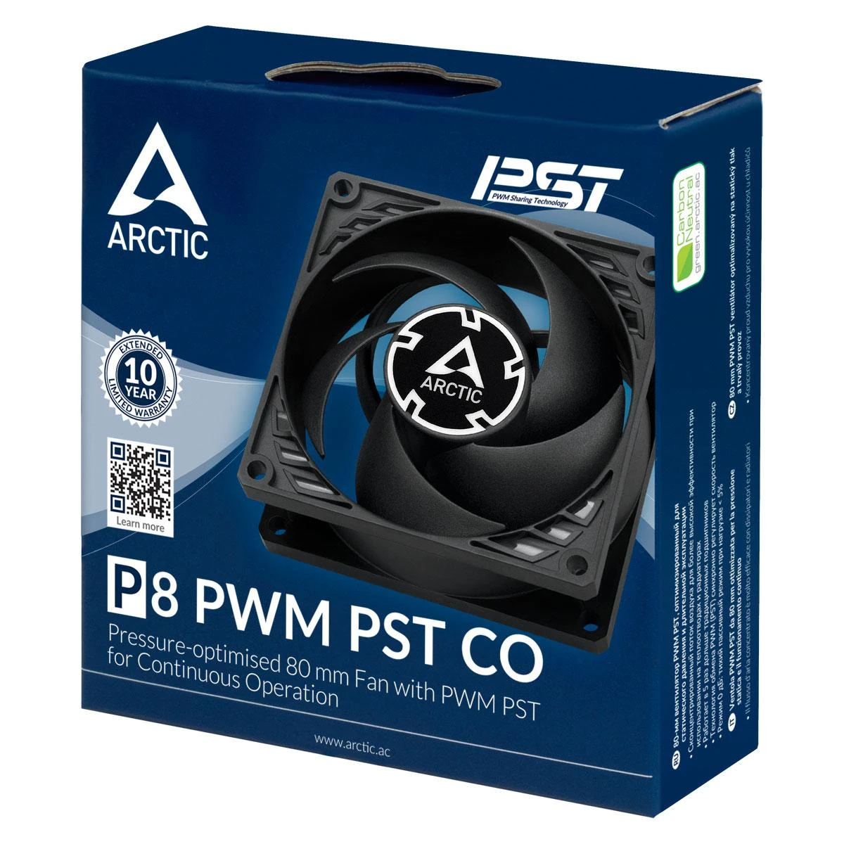 ARCTIC P8 PWM PST CO ventiliatorius dėžutėje