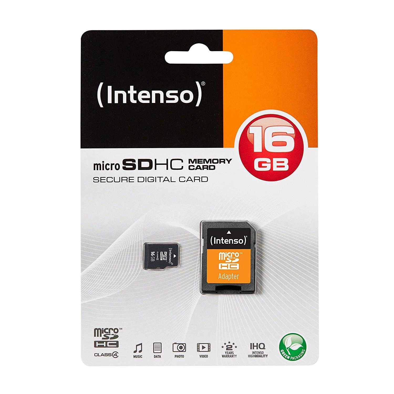 Atminties kortelė MEMORY Micro SDHC 16GB C4/3403470 INTENSO