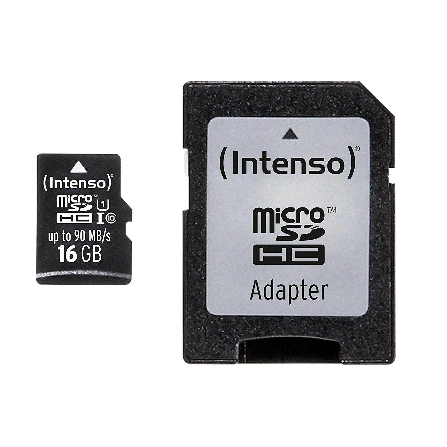 Atminties kortelė Intenso Micro SDHC 16GB Pro 3433470