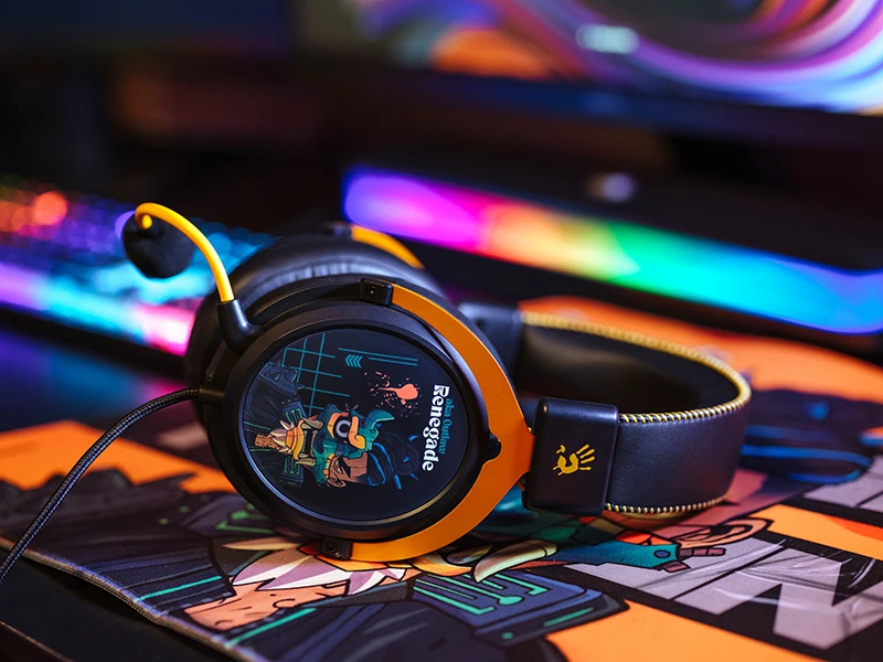 Ausinės A4Tech Bloody M595 USB Renegade Midnight