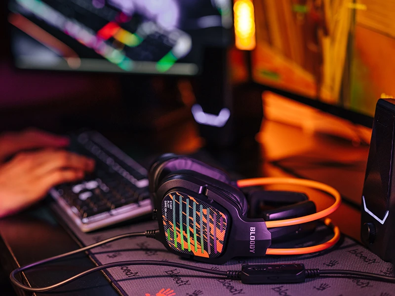 Ausinės A4Tech Bloody G565 Energy juoda