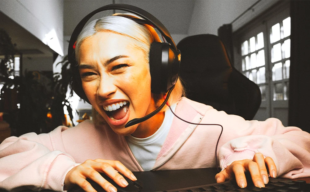 JBL Quantum 250 Headphone Ausinės su laidu Žaidimams su mikrofonu, Baltas EU