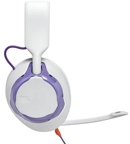 JBL Quantum 250 Headphone Ausinės su laidu Žaidimams su mikrofonu, Baltas EU
