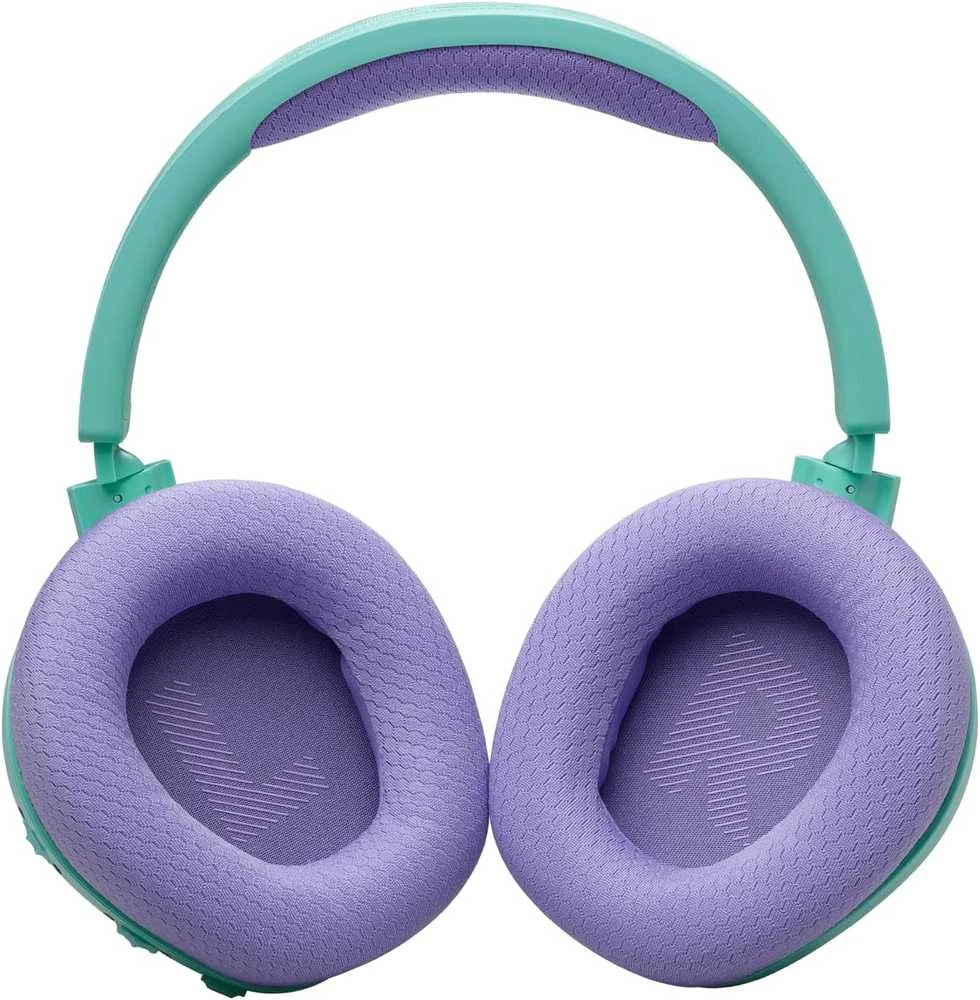 Belaidės ausinės JBL Quantum 360, melsvos/violetinės spalvos