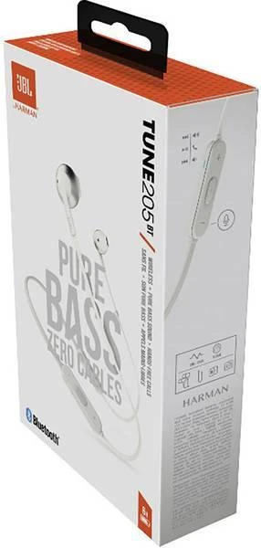 Ausinės JBL TUNE 205BT sidabrinis