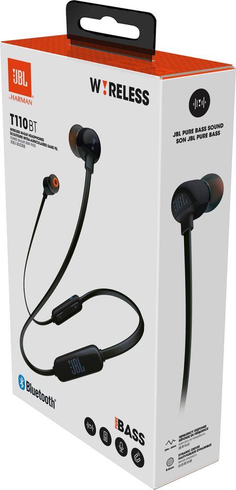 Ausinės JBL TUNE T110BT Pure Bass Sound bluetooth juodos | Varle.lt
