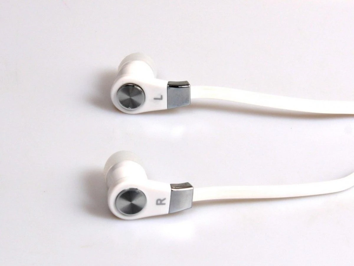 Į ausis įkišamos ausinės su mikrofonu Media-Tech Magicsound DS-2 MT3556W, baltos