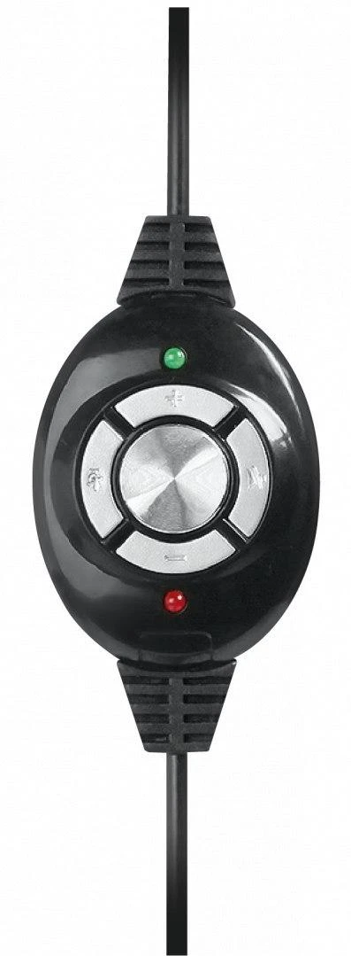Kompiuterinės ausinės Media-Tech EPSILION USB MT3573, su mikrofonu, USB jungtis, juodos