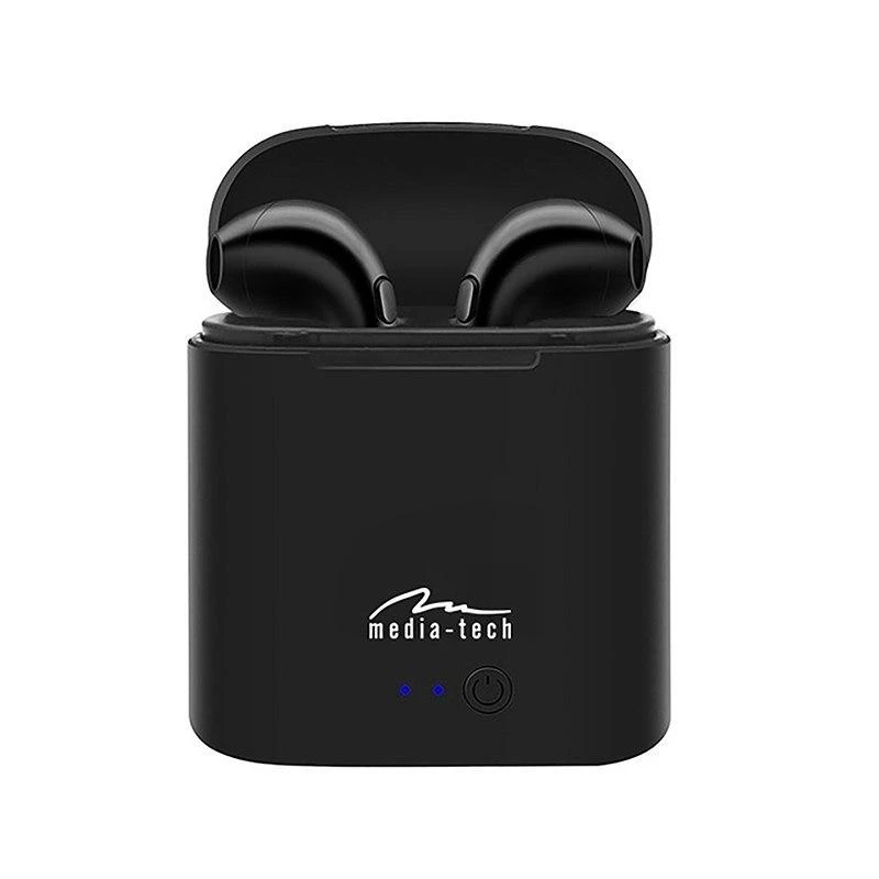 Media-Tech belaidės ausinės R-PHONES MT3589K TWS, Bluetooth, juodos