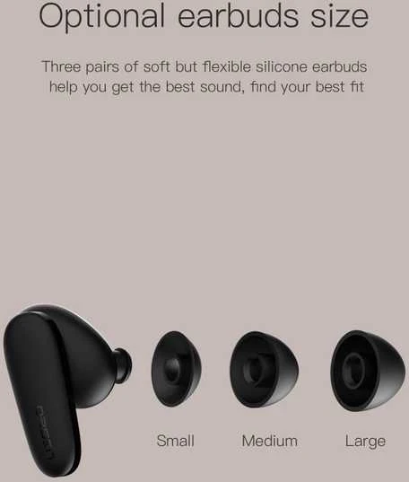 Juodos belaidės „Orsen T3“ Bluetooth ausinės