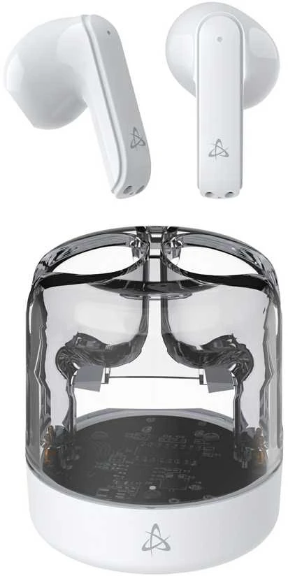 Belaidės į ausį įdedamos Bluetooth ausinės Sbox EB-TWS12 Baltas