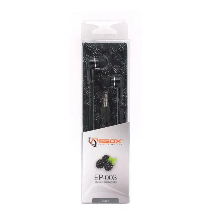 Ausinės Sbox Technology Sbox EP-003B juodos spalvos