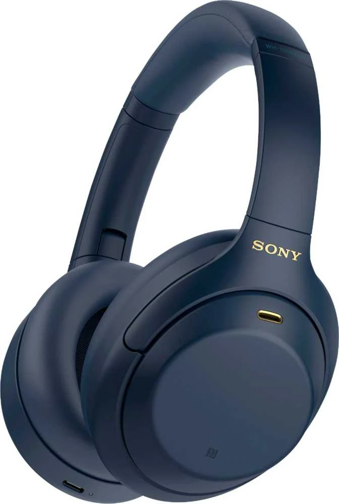 Sony WH-1000XM4 belaidės triukšmą slopinančios ausinės (mėlynos) | Varle.lt