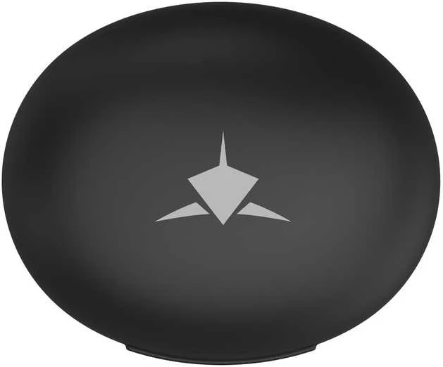 White shark Juodos belaidės į ausis įdedamos ausinės Baltas Shark Vortex BT