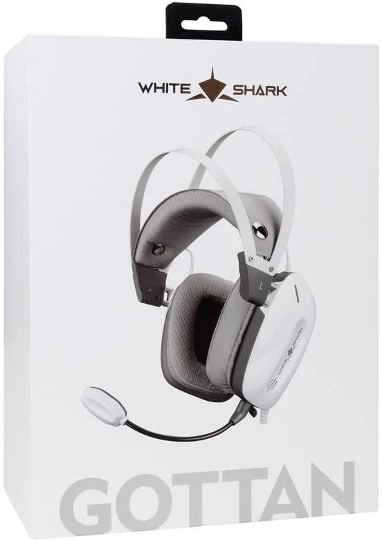 Ausinės White Shark Baltas Shark GH-2446 Gottan Baltas