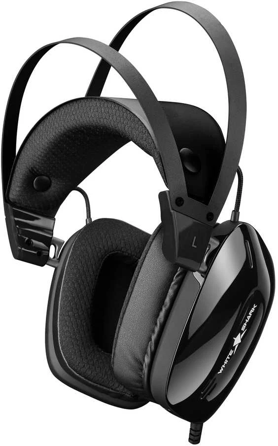 Ausinės White Shark Baltas Shark GH-2446 Gottan Juodas