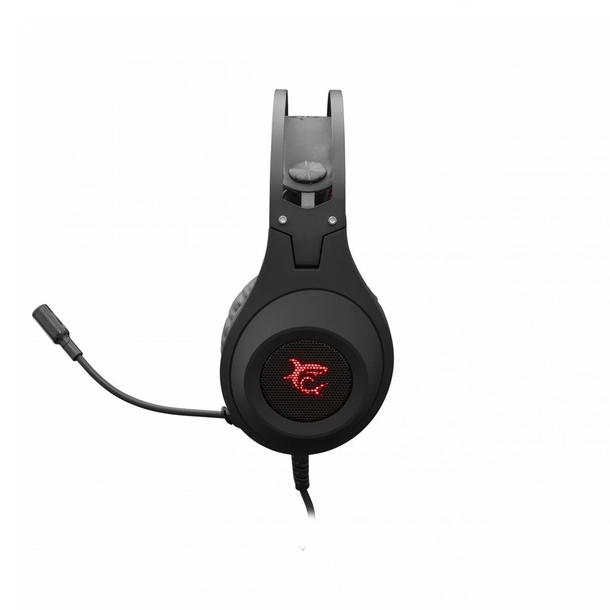 Žaidimų ausinės White Shark Wildcat, 2x3,5mm + USB 2.0(pašvietimui)