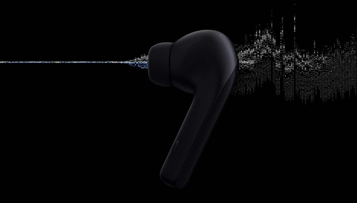 HiFi HD Belaidės Ausinės Xiaomi Buds 3 su HRTF garso suderinimu bei aktyviu triukšmo slopinimu, Juodos
