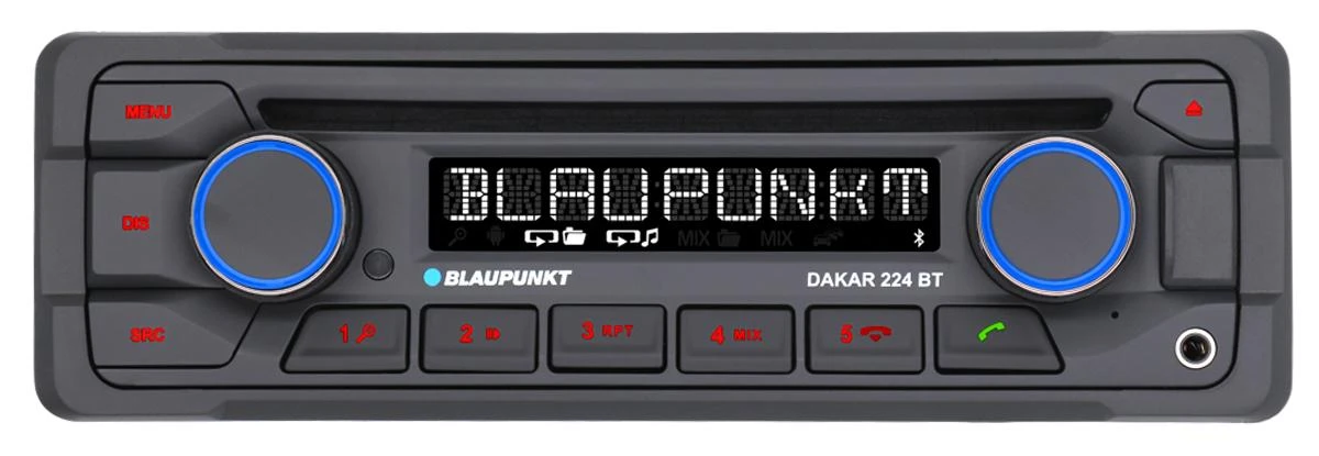 Blaupunkt Dakar 224 BT grotuvas – priekinis skydelis