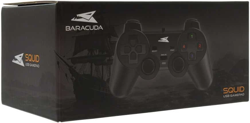 Baracuda Gamepad SQUID PC, juodos spalvos (BGP-011)