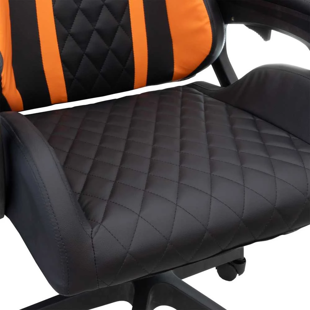 Baracuda Gaming Chair WHALE Juodas/Oranžinis