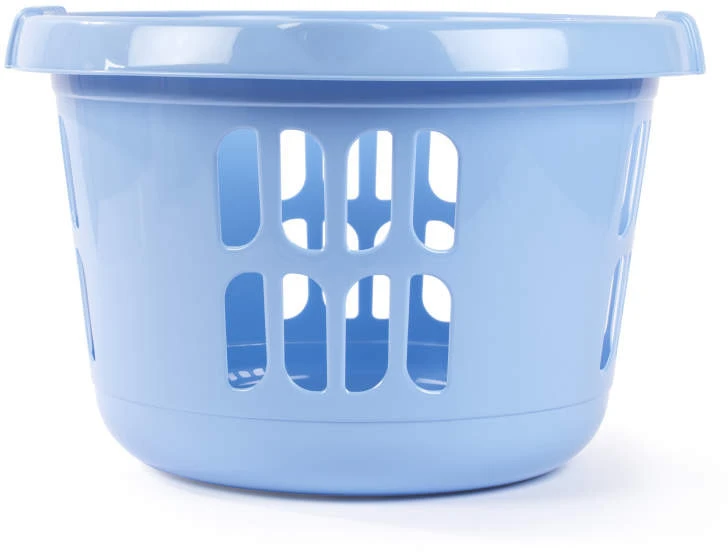 Beldray LA00000174CRNEU7 Set Of Two Laundry Basket 30L, Baltas/Mėlyna