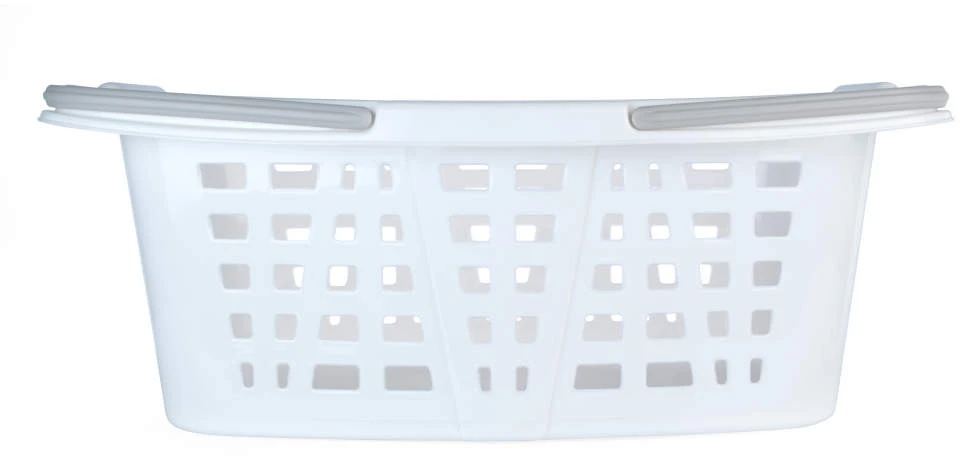 Beldray LA030450PNKFPEU7 Set Of Two Laundry Baskets 2 x 26L, Baltas/Rožinė