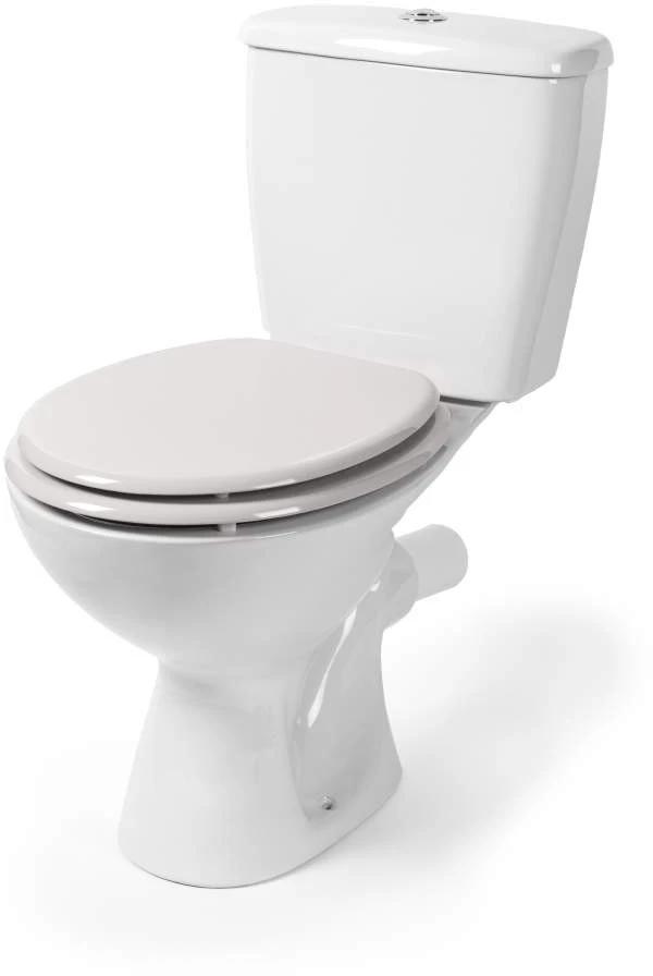 Beldray LA032355PGRY medinė klozeto sėdynė, Baltas