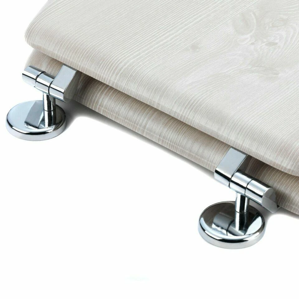 Beldray LA033710WOAKPFEU7 Medinė MDF klozeto sėdynė, Baltas Oak