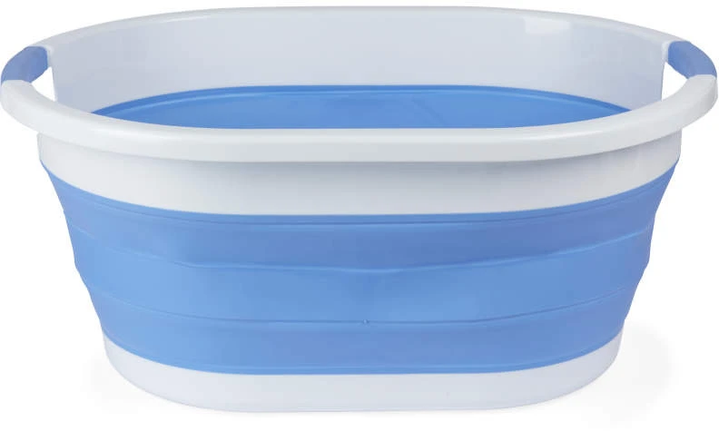 Beldray LA034816CRNFPEU7 Collapsible Laundry Basket 28L Baltas/Mėlyna