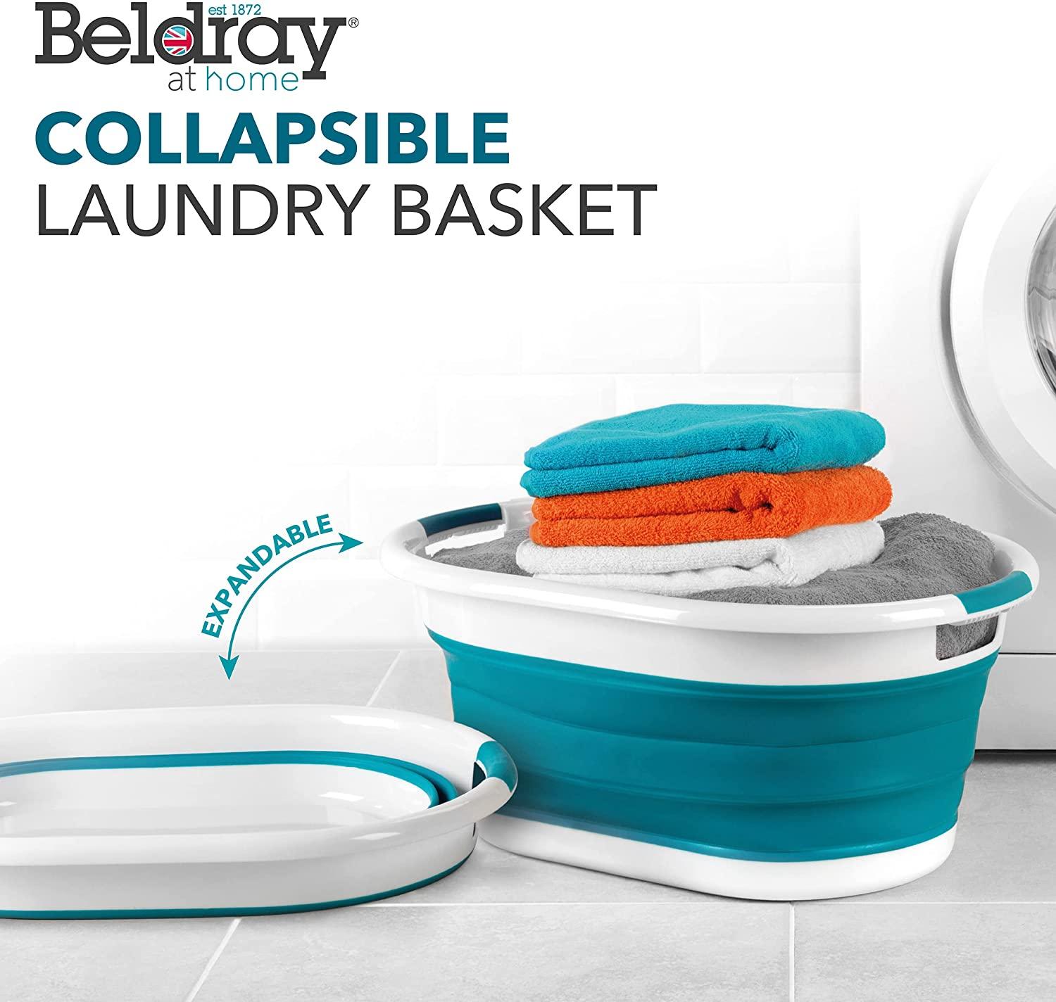 Beldray LA034816TQFEU7 COLLAPSIBLE Baltas/Žalias