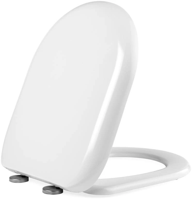 Beldray LA072771PEU7 antibakterinis D formos klozeto dangtis, Baltas