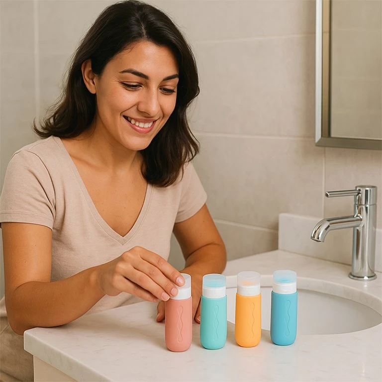 Beper C302AAC010 Silicone Travel Bottle Set