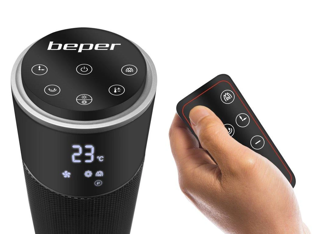 Bokštinis keraminis šildytuvas Beper P203TER001, 2000 W