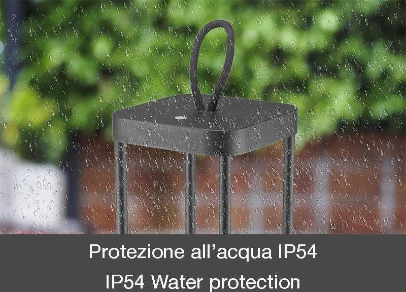 Beper P207ILI100 įkraunamas žibintas, juodas