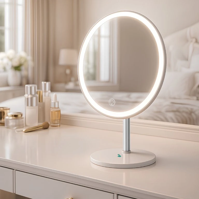 Įkraunamas kosmetinis veidrodis su LED apšvietimu „Beper“ P302VIS051