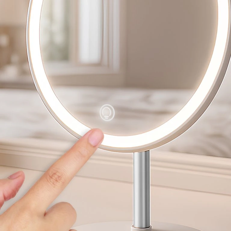Įkraunamas kosmetinis veidrodis su LED apšvietimu „Beper“ P302VIS051