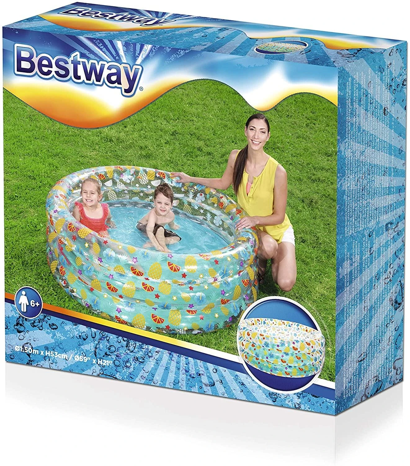 Bestway 51045 vaikiškas žaidimų baseinas