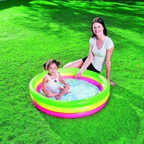 BESTWAY pripučiamas baseinas 102cm x 25cm, 51104