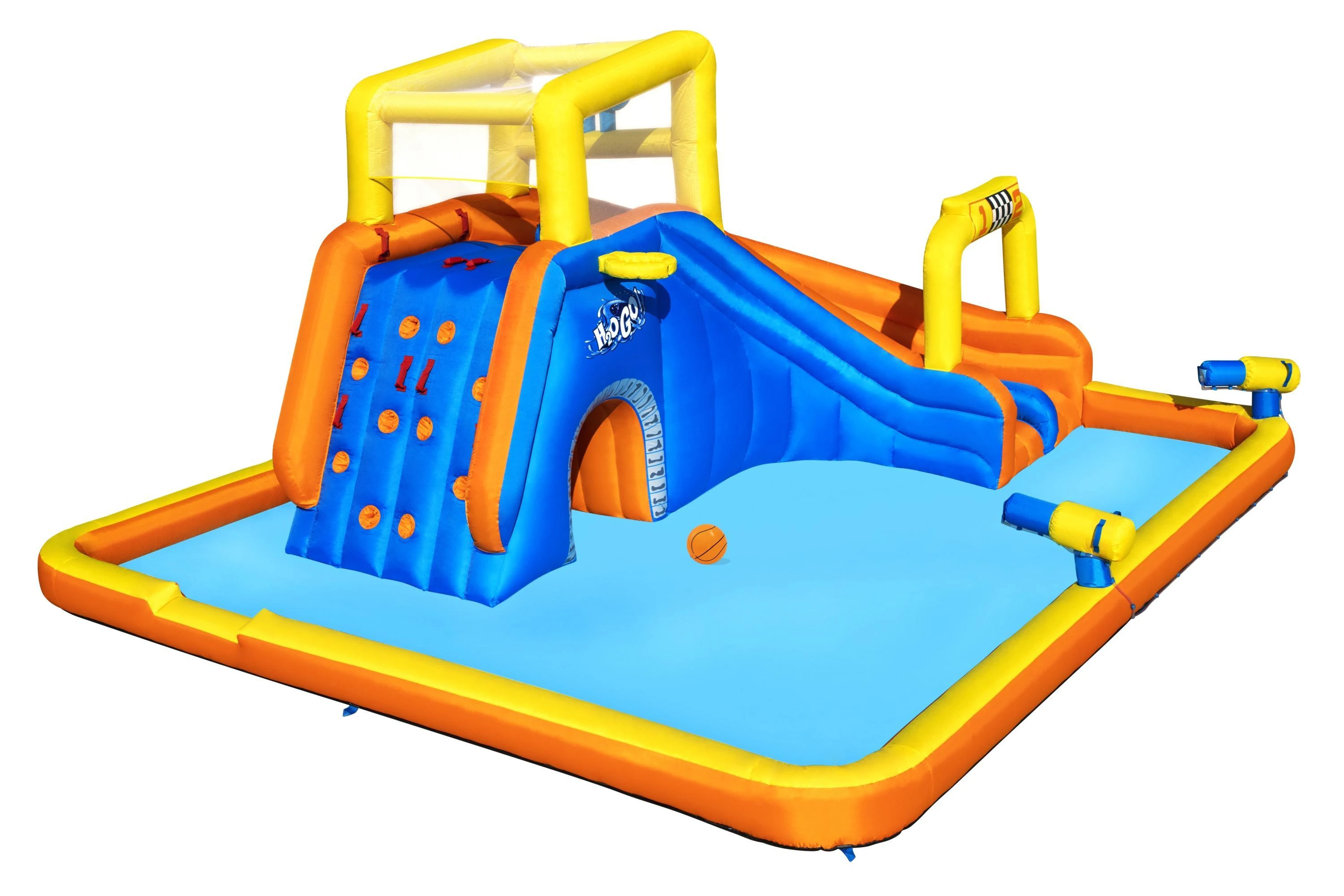 Bestway didžiulė VANDENS ŽAIDIMŲ AIKŠTELĖ 551x502x265cm čiuožykla 53377