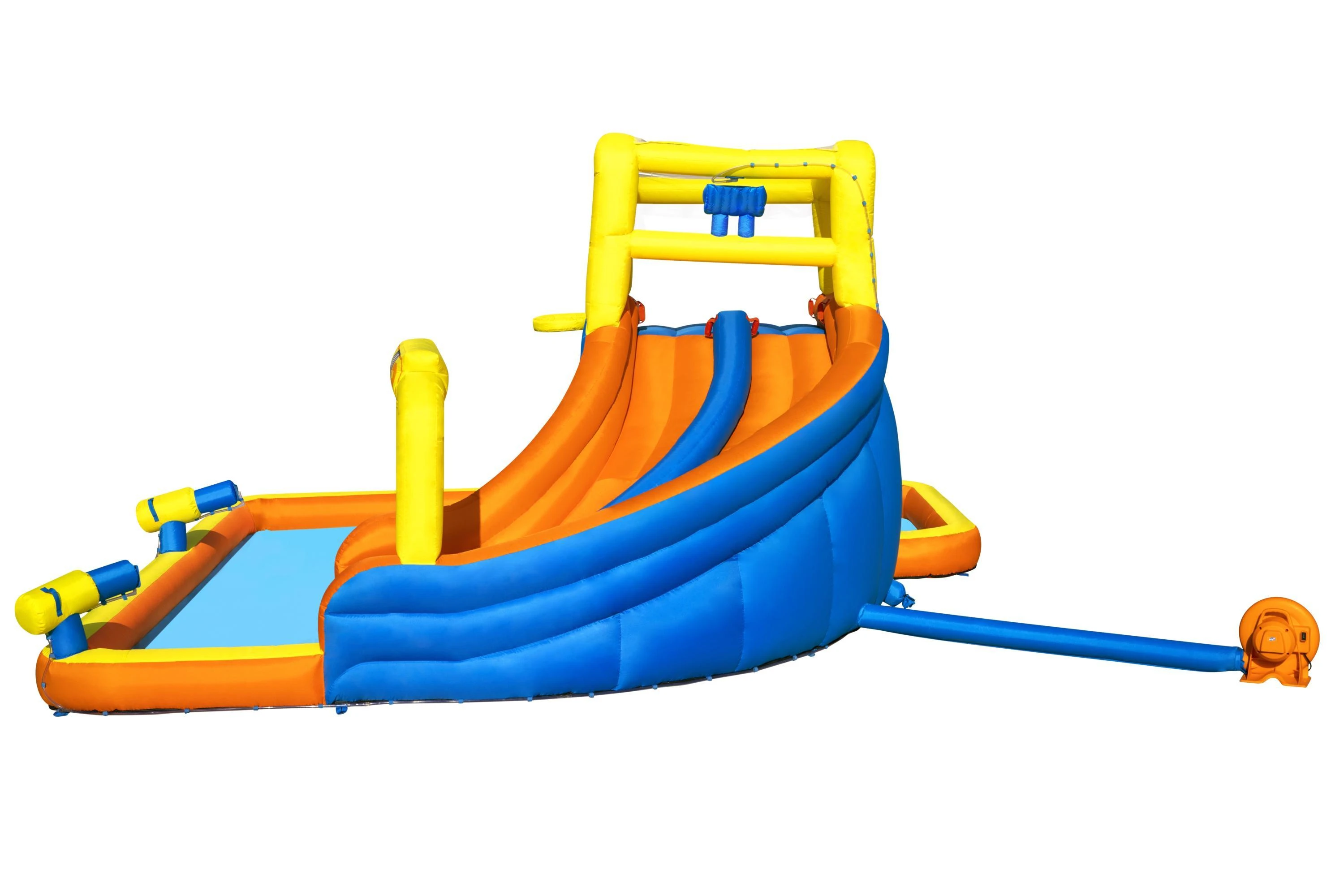 Bestway didžiulė VANDENS ŽAIDIMŲ AIKŠTELĖ 551x502x265cm čiuožykla 53377
