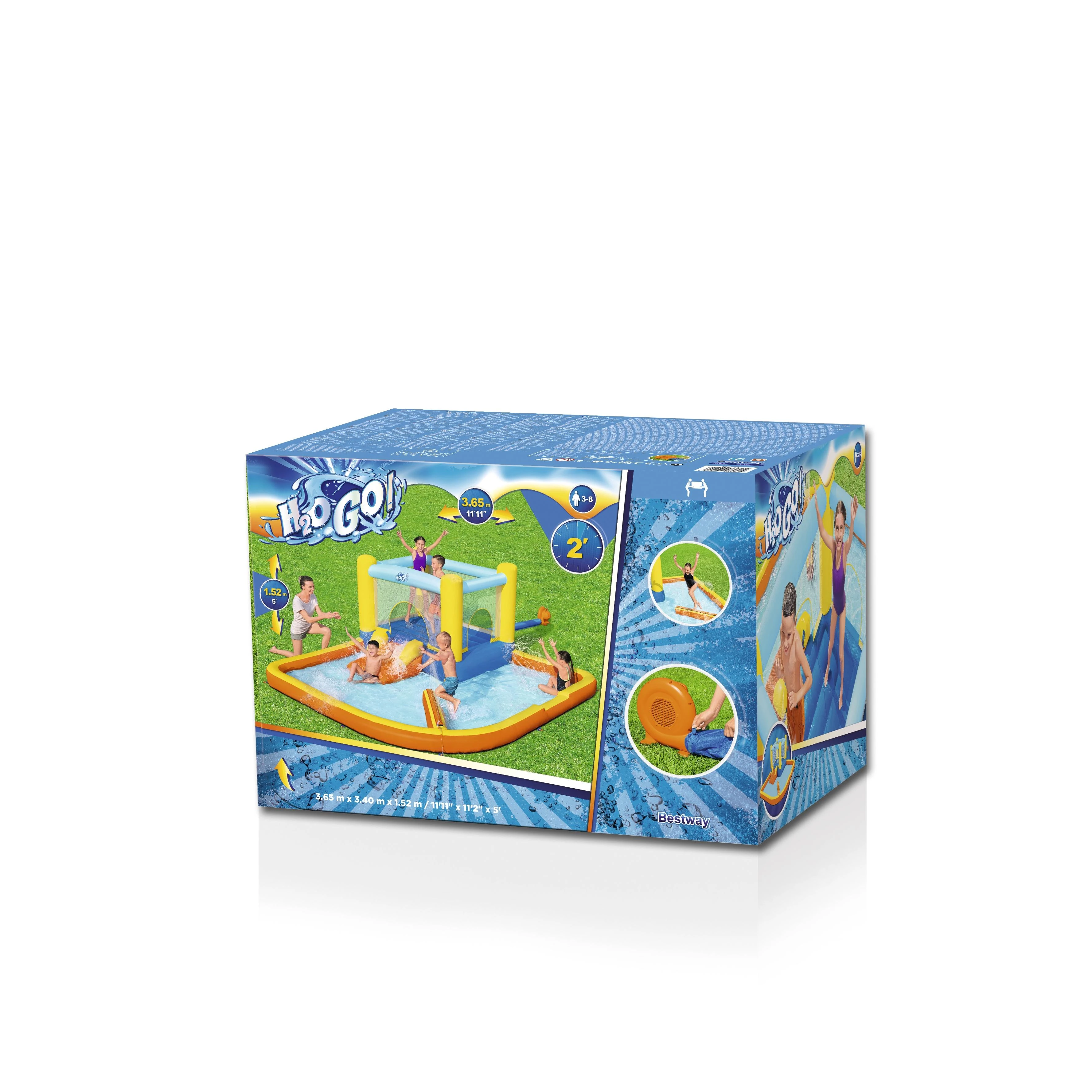 Bestway H2OGO Beach Bounce Pripučiamas vaikiškas vandens parkas