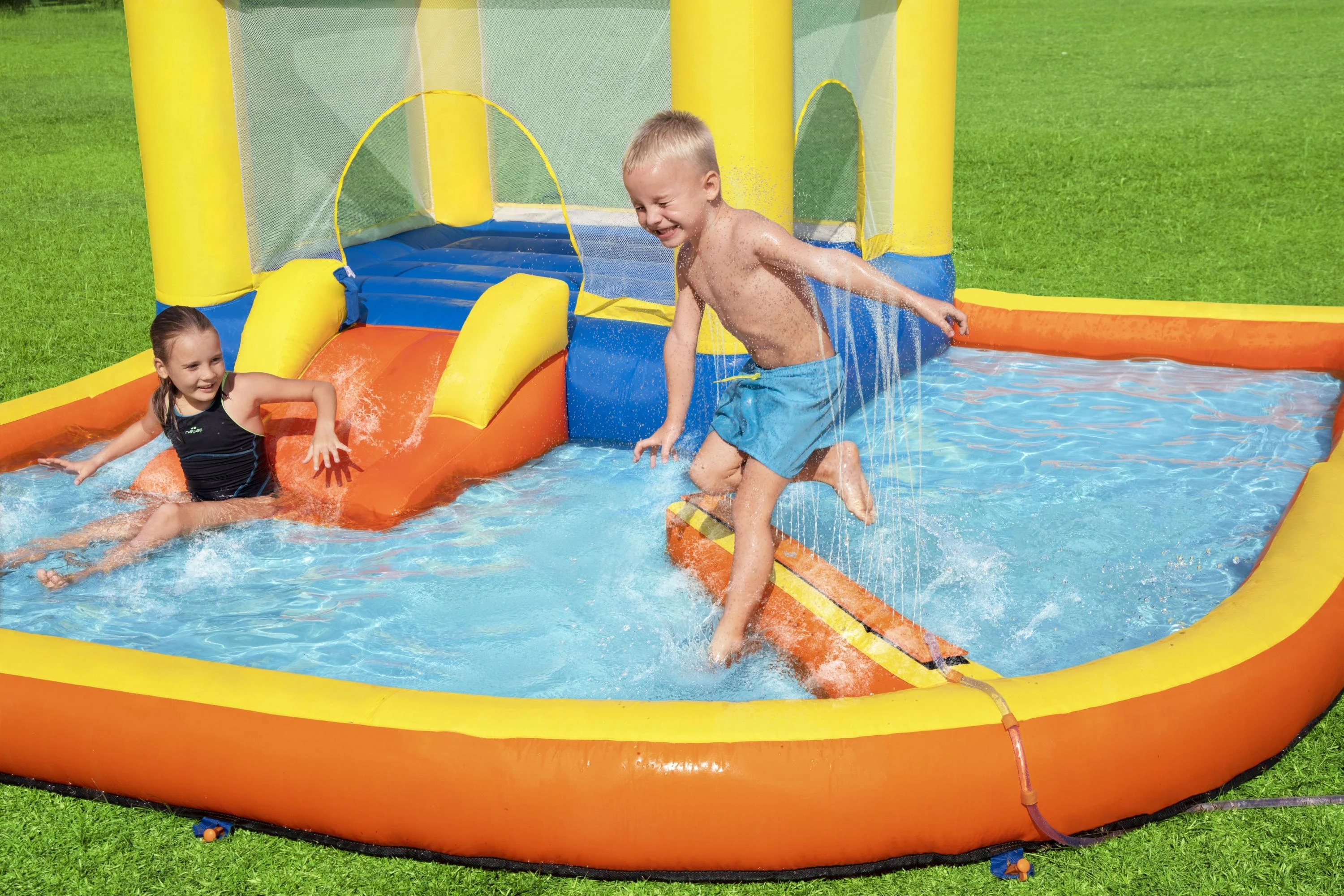 Bestway H2OGO Beach Bounce Pripučiamas vaikiškas vandens parkas