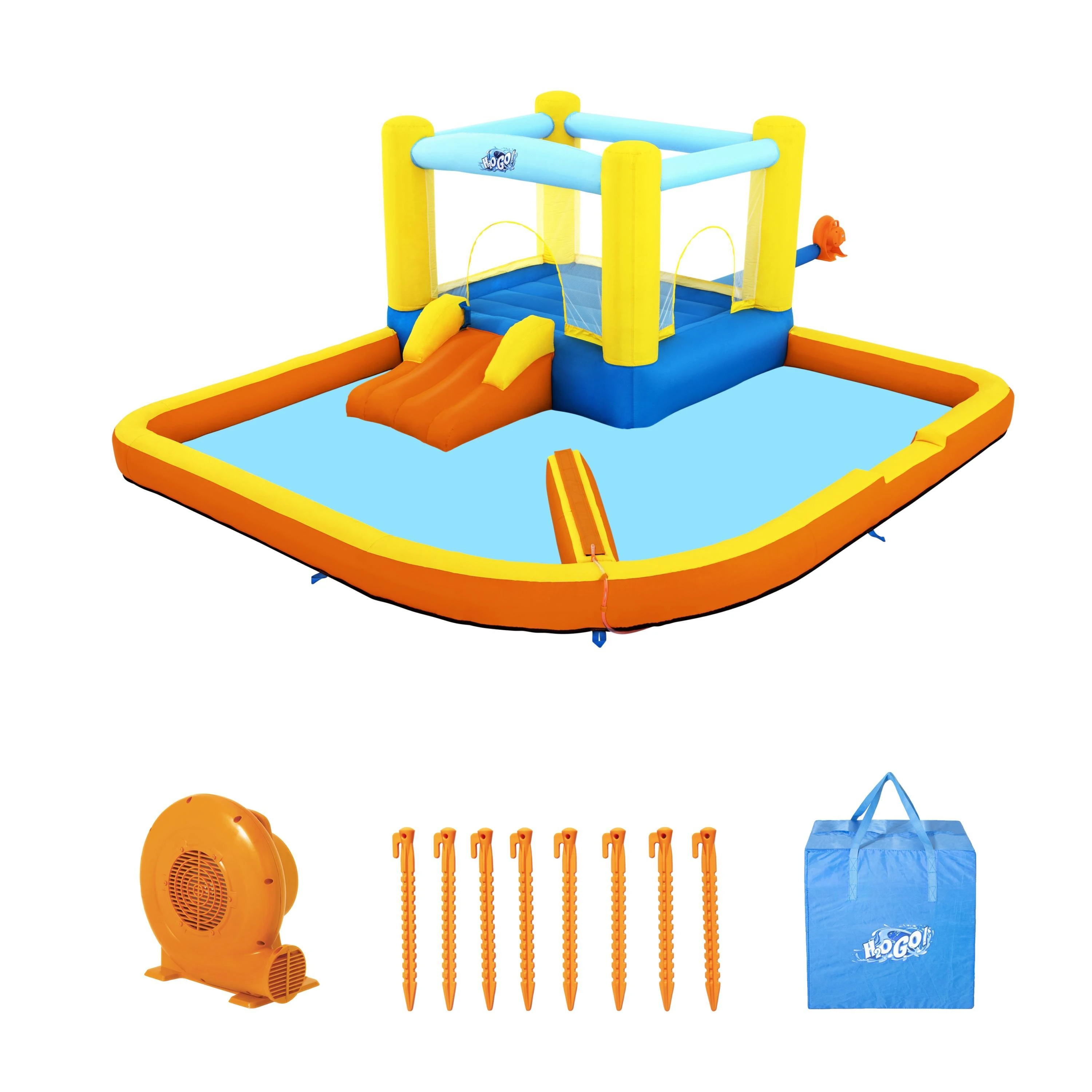 Bestway H2OGO Beach Bounce Pripučiamas vaikiškas vandens parkas