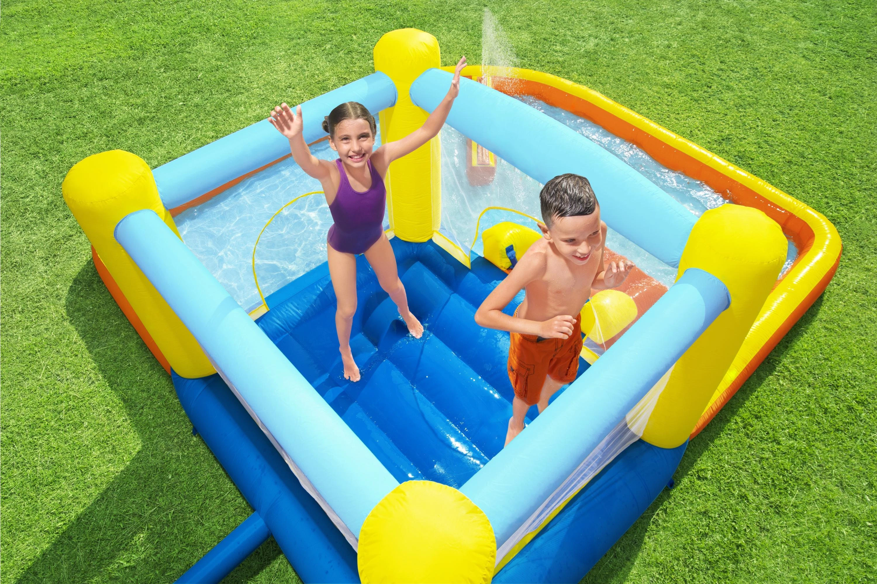 Bestway H2OGO Beach Bounce Pripučiamas vaikiškas vandens parkas