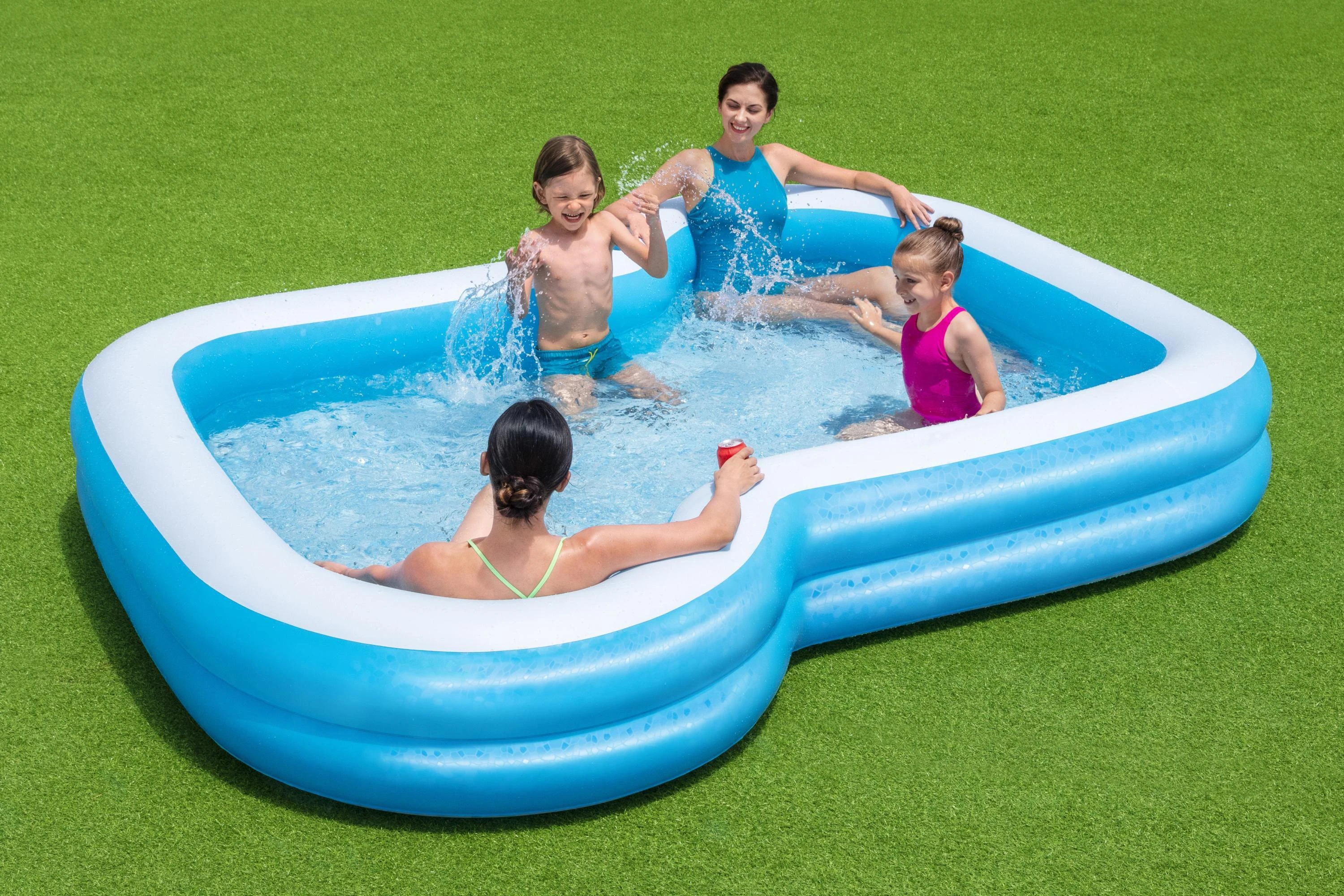BestWay Family Pool Sunsational PVC Mėlyna
