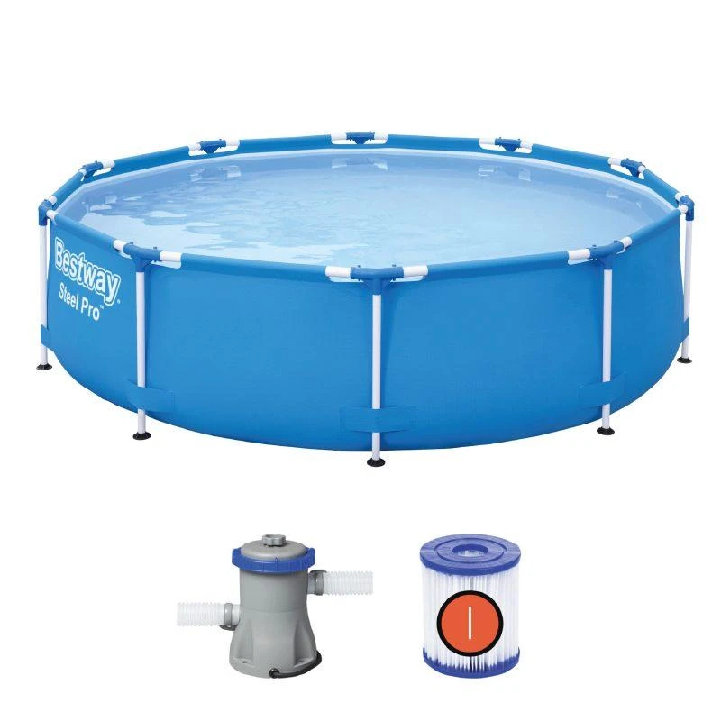 Karkasinis baseinas su siurbliu Bestway Steel Pro  56679 305x76cm