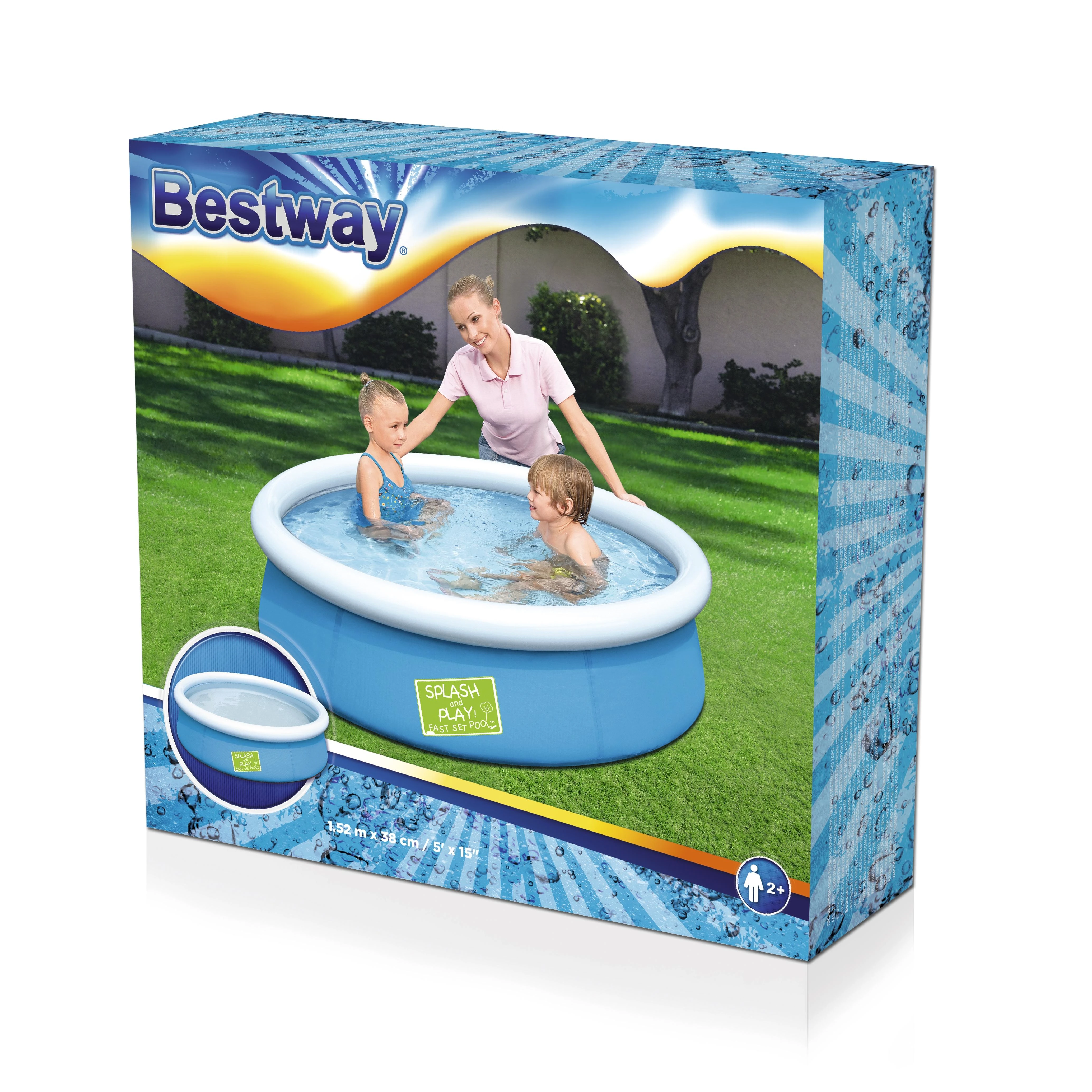 Baseinas Bestway My First Fast Set, 1.52m x 38cm, 57241