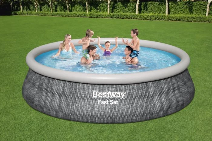 Bestway Fast Set™ apvalus baseinas 4,57 m x 1,07 m