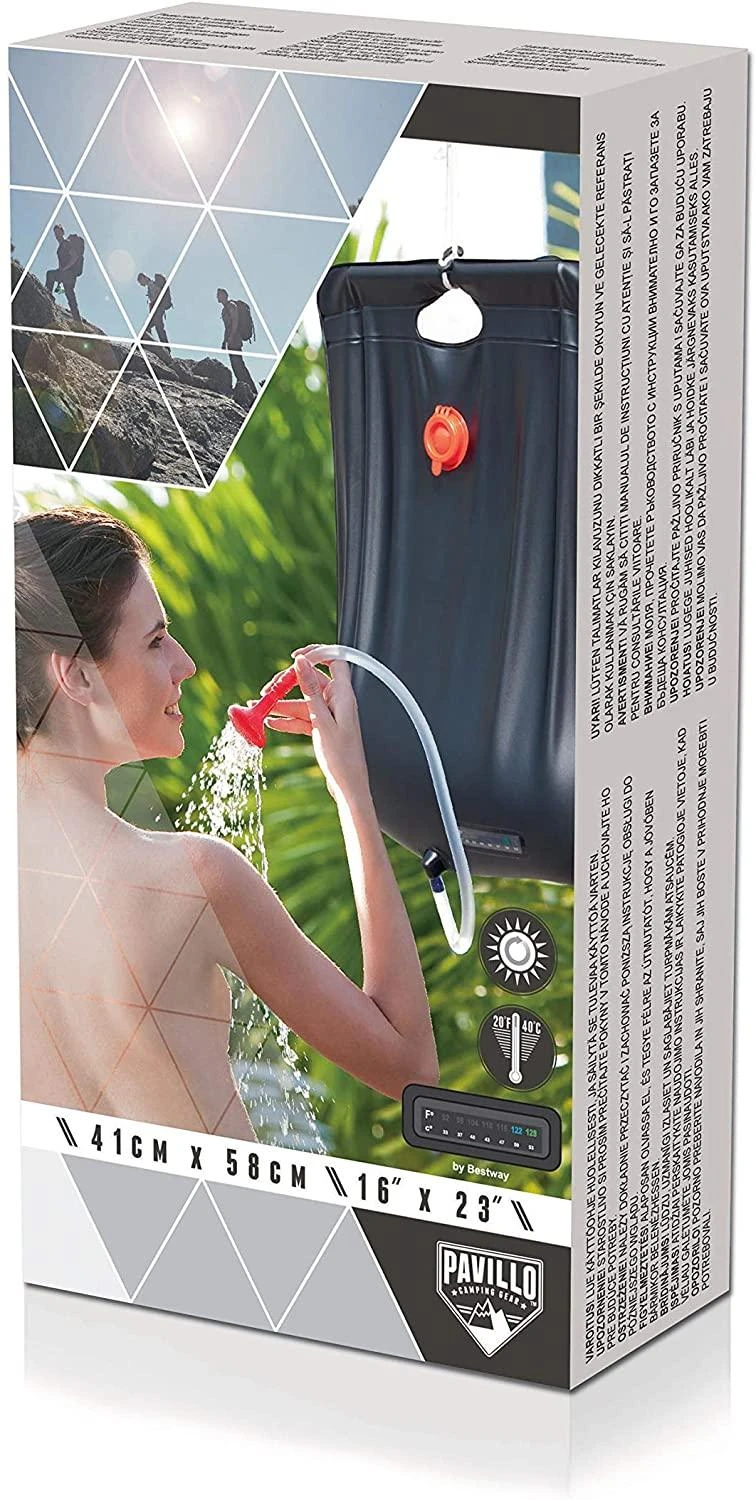 Bestway kempingo dušas 20 l talpos saulės dušas 58224